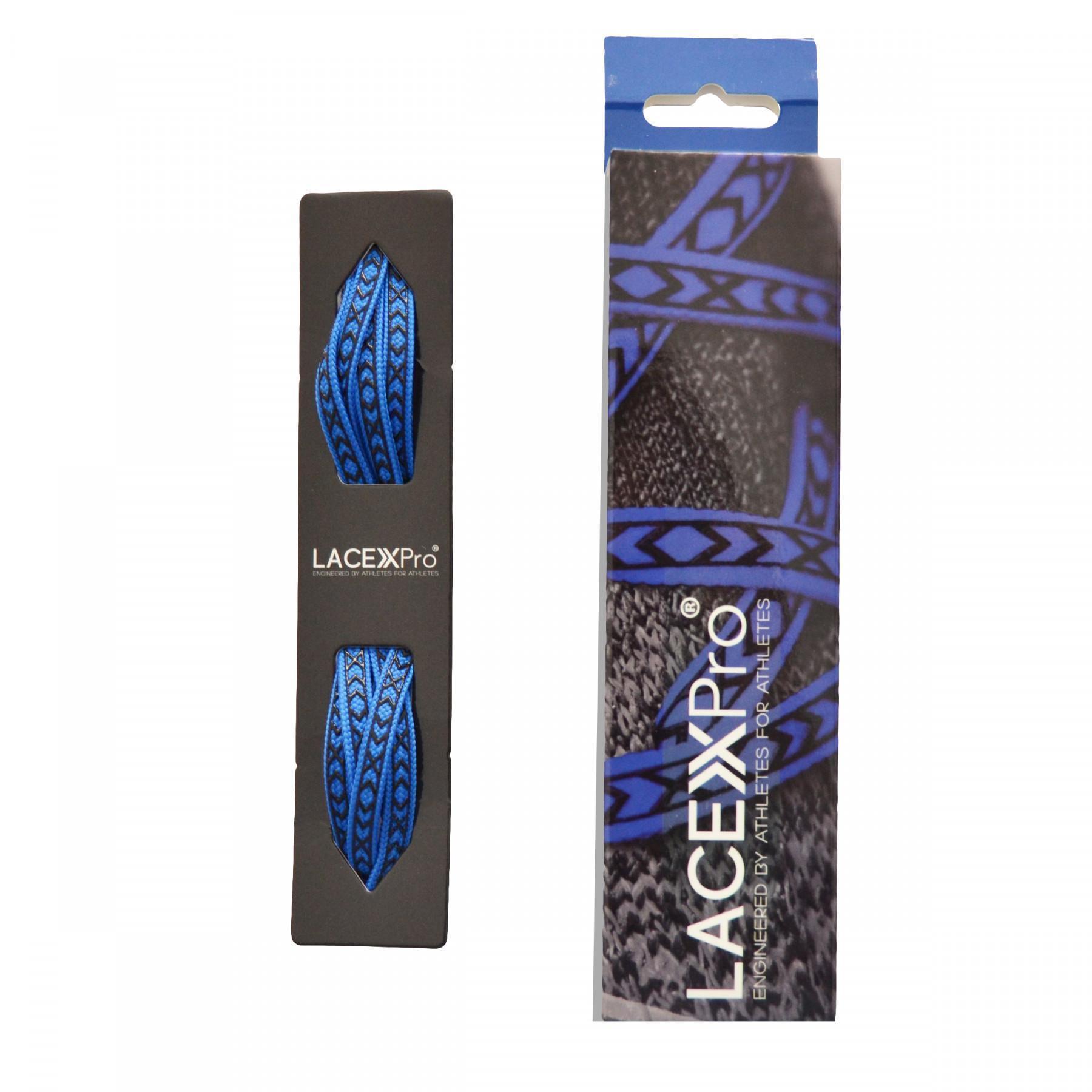 Laces Lacex Pro Grip dark blue