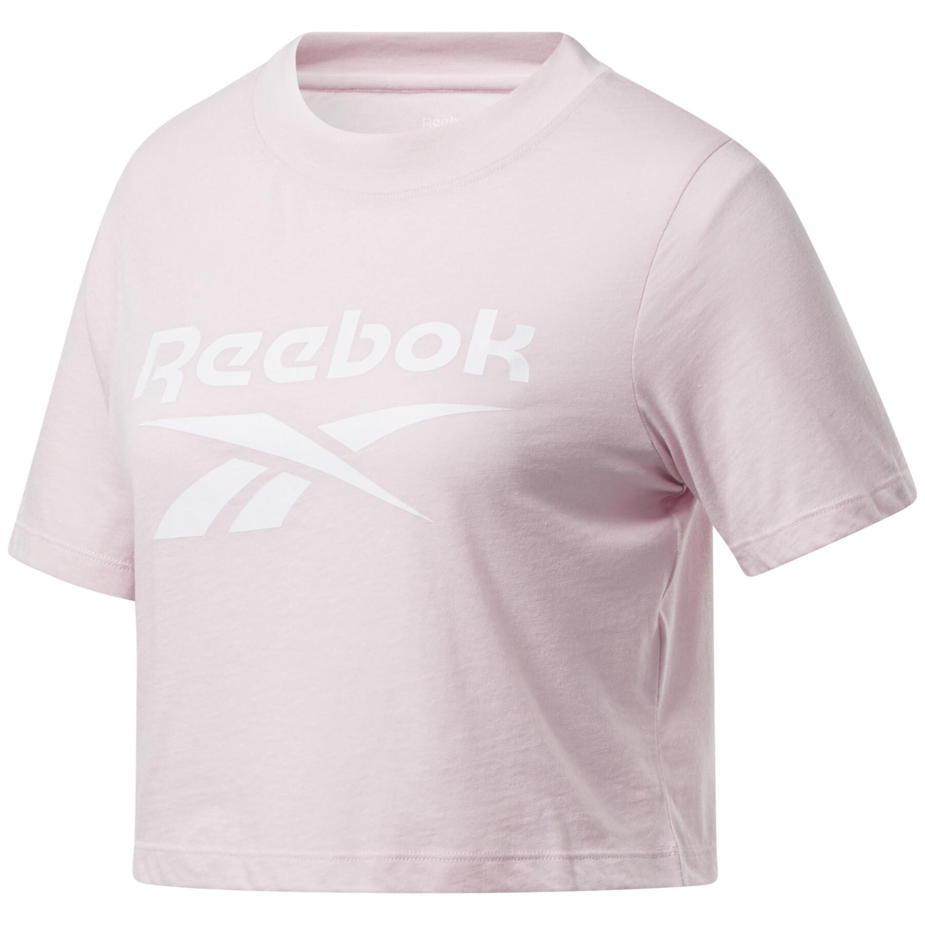 Women's T-shirt Reebok crop Identity