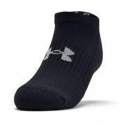 Set of 3 pairs of invisible socks Under Armour Training Coton